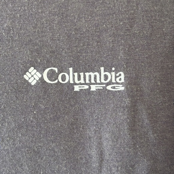 NWT Columbia Women's Lrg PFG Uncharted Graphic T-Shirt in Shark Gray - Picture 7 of 11